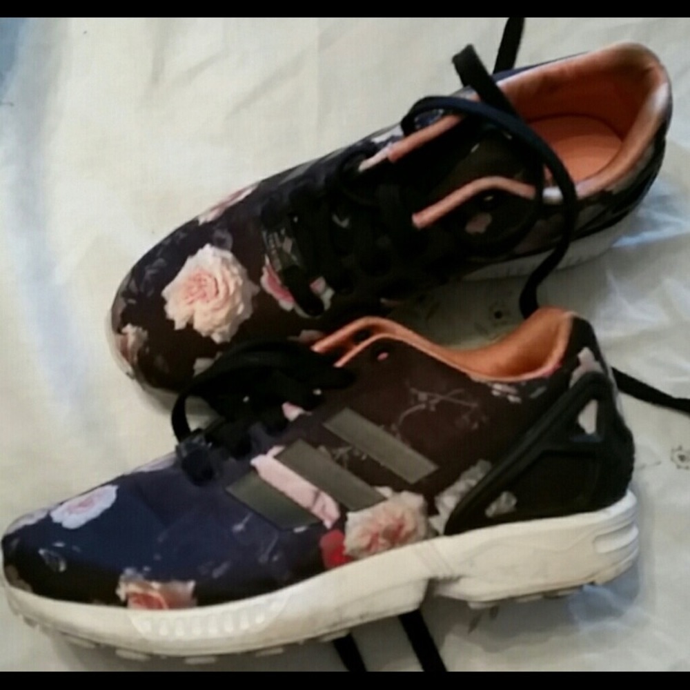 Adidas Torsion floral shoes